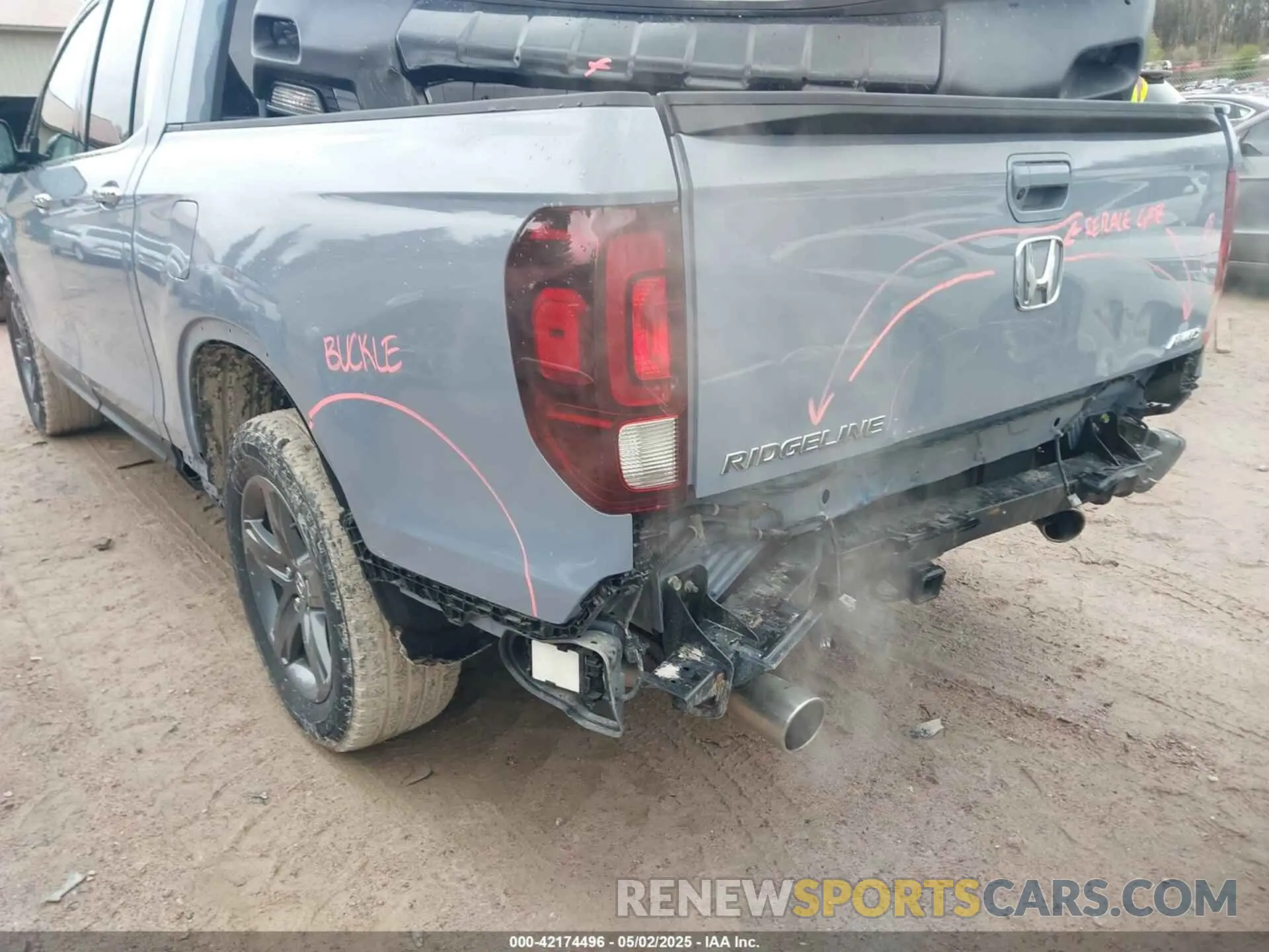 20 Photograph of a damaged car 5FPYK3F71PB005231 HONDA RIDGELINE 2023