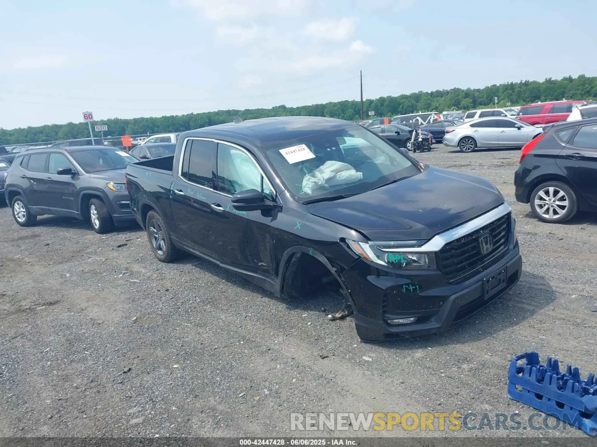 1 Photograph of a damaged car 5FPYK3F71PB022739 HONDA RIDGELINE 2023