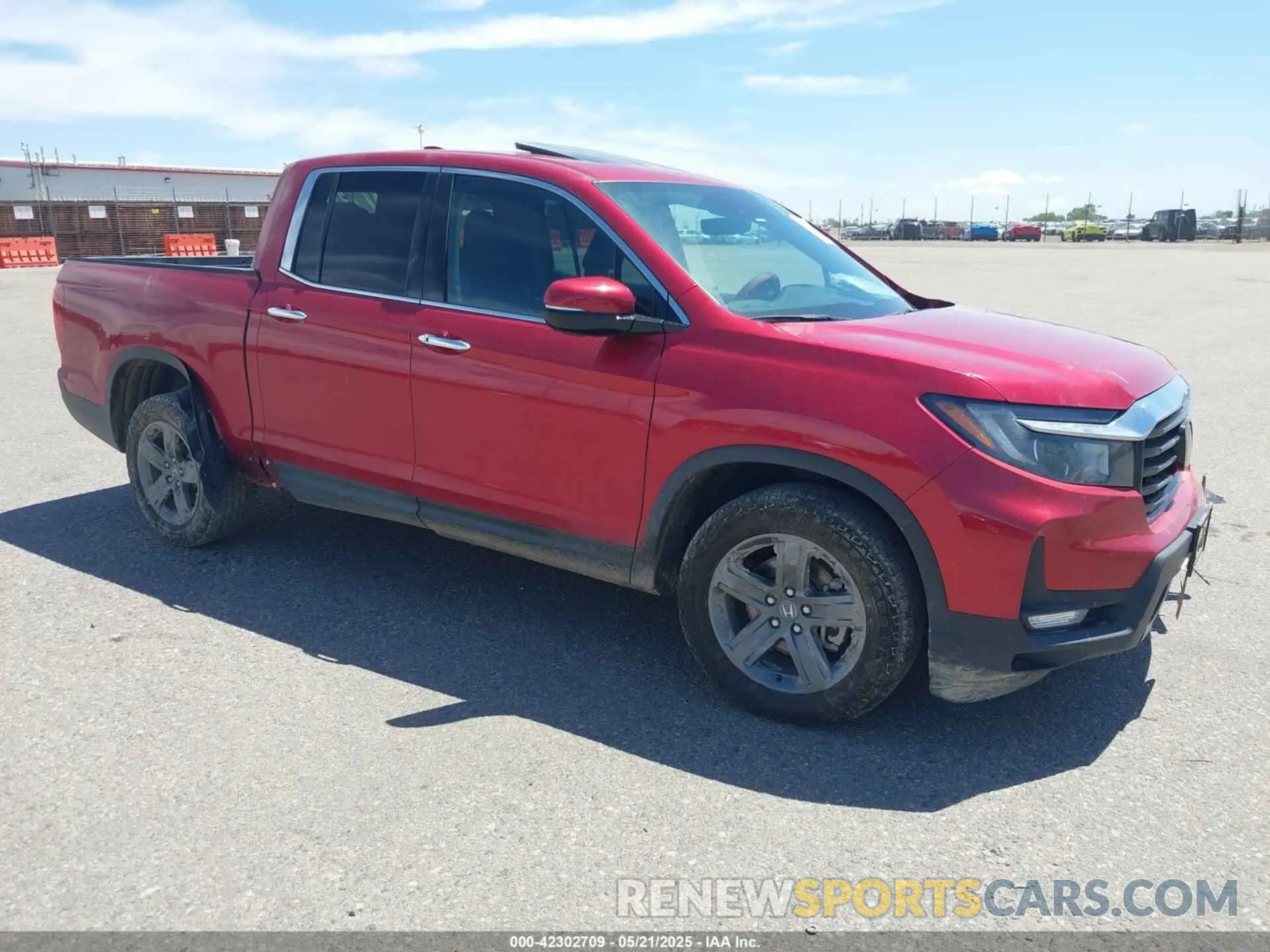 1 Photograph of a damaged car 5FPYK3F71PB034485 HONDA RIDGELINE 2023