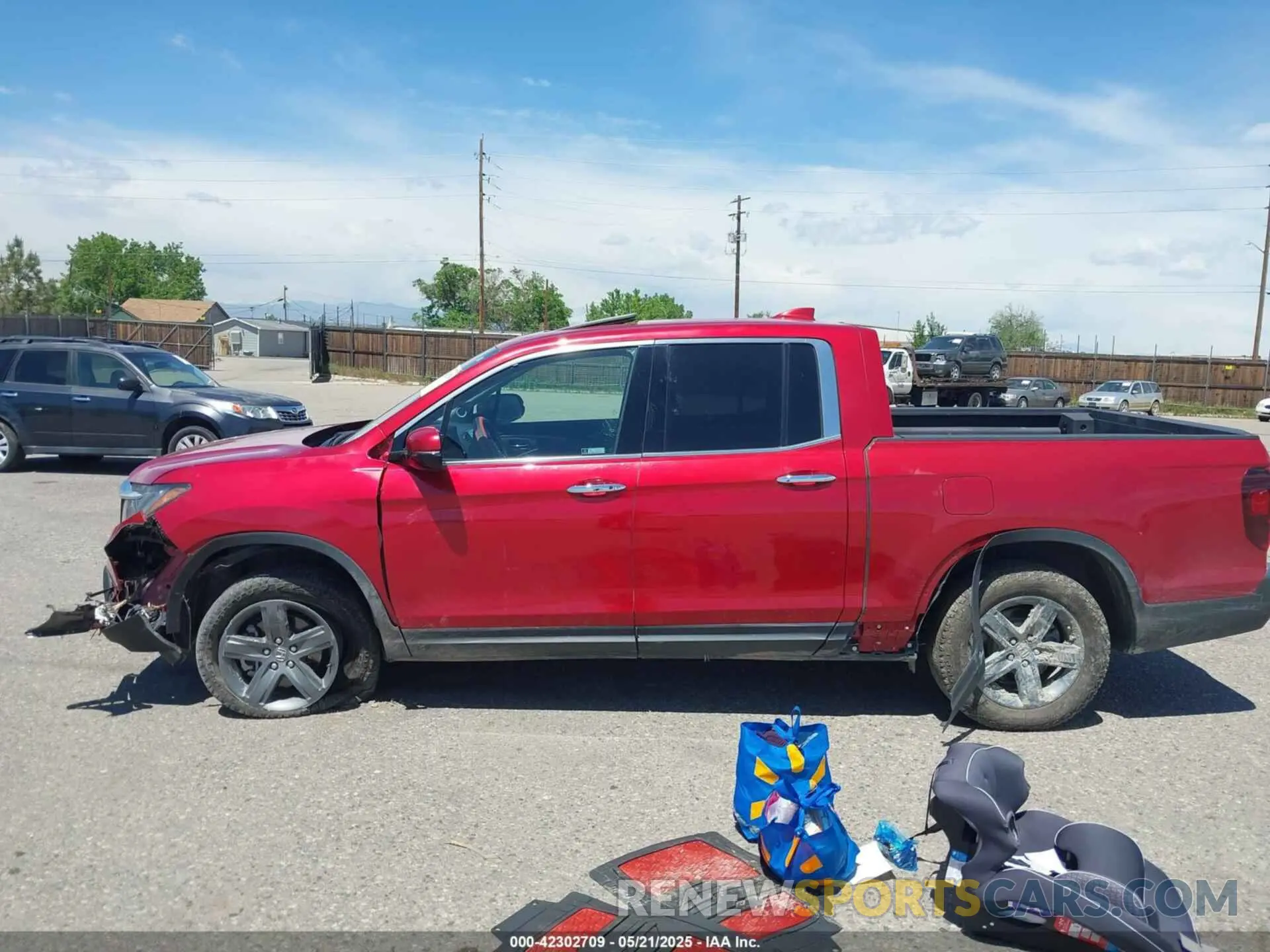 14 Photograph of a damaged car 5FPYK3F71PB034485 HONDA RIDGELINE 2023
