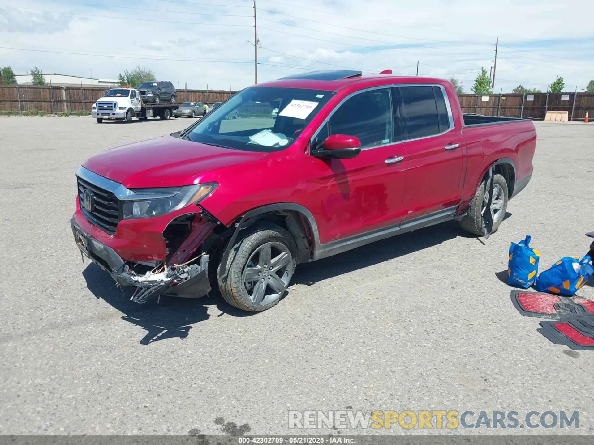 2 Photograph of a damaged car 5FPYK3F71PB034485 HONDA RIDGELINE 2023