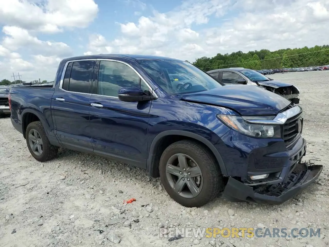 4 Photograph of a damaged car 5FPYK3F74PB037333 HONDA RIDGELINE 2023