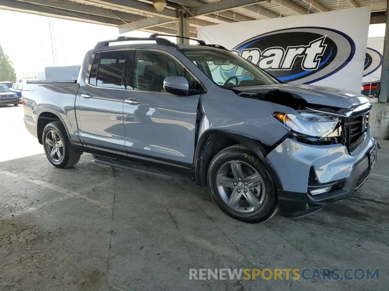 4 Photograph of a damaged car 5FPYK3F74PB043228 HONDA RIDGELINE 2023