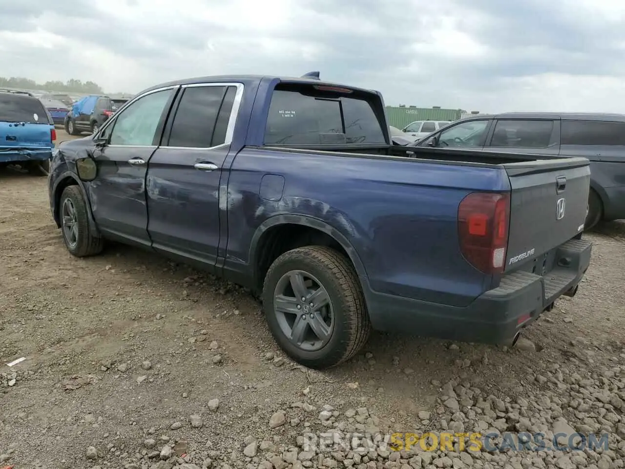 2 Photograph of a damaged car 5FPYK3F75PB037373 HONDA RIDGELINE 2023