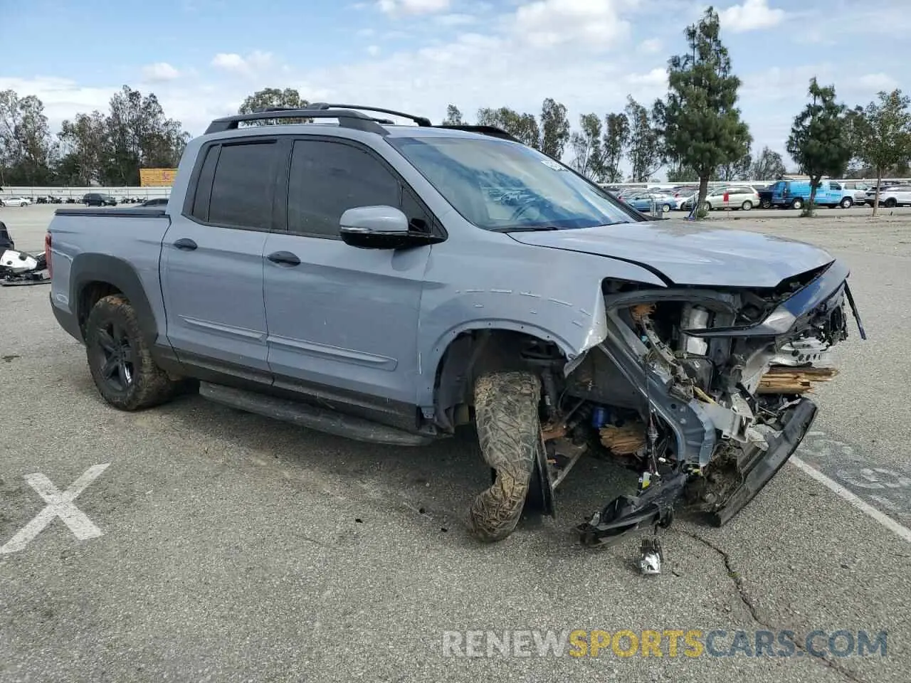 4 Photograph of a damaged car 5FPYK3F77PB030280 HONDA RIDGELINE 2023