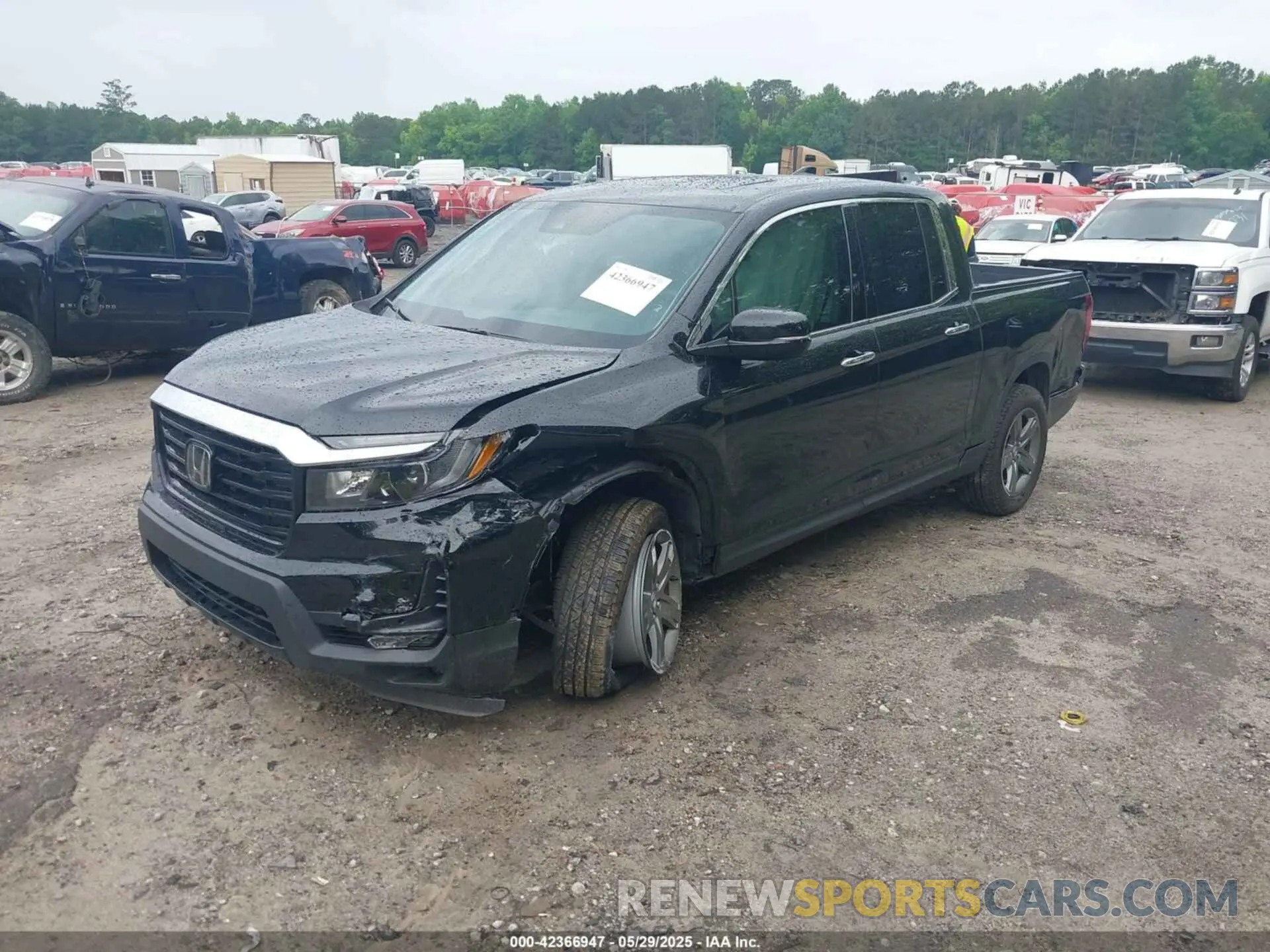 2 Photograph of a damaged car 5FPYK3F77PB052828 HONDA RIDGELINE 2023