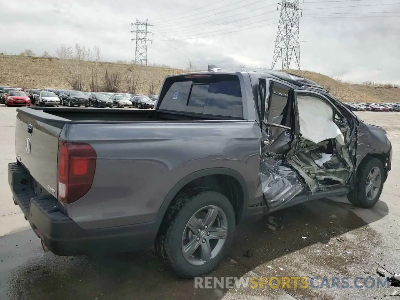 3 Photograph of a damaged car 5FPYK3F78PB010961 HONDA RIDGELINE 2023
