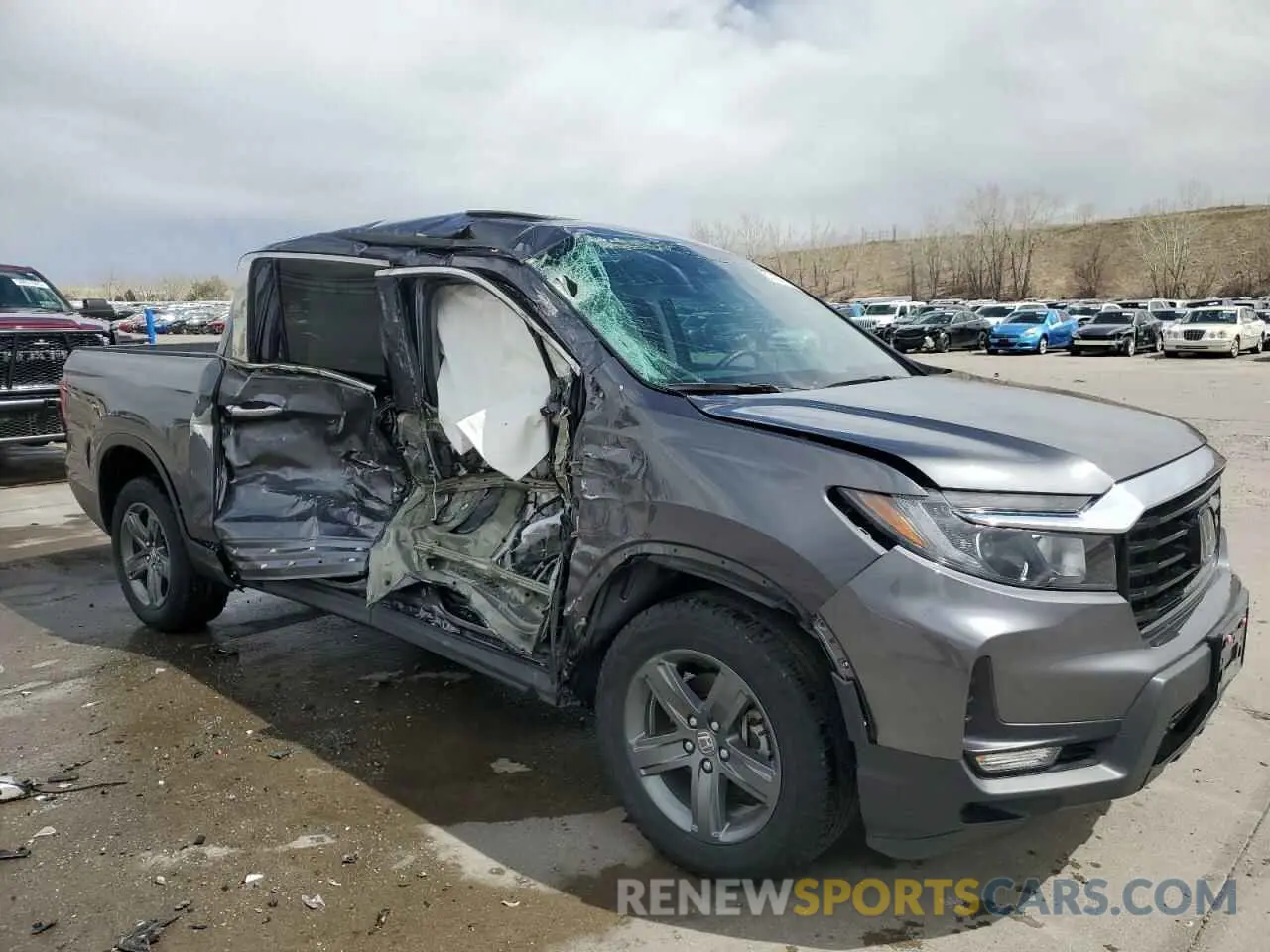 4 Photograph of a damaged car 5FPYK3F78PB010961 HONDA RIDGELINE 2023