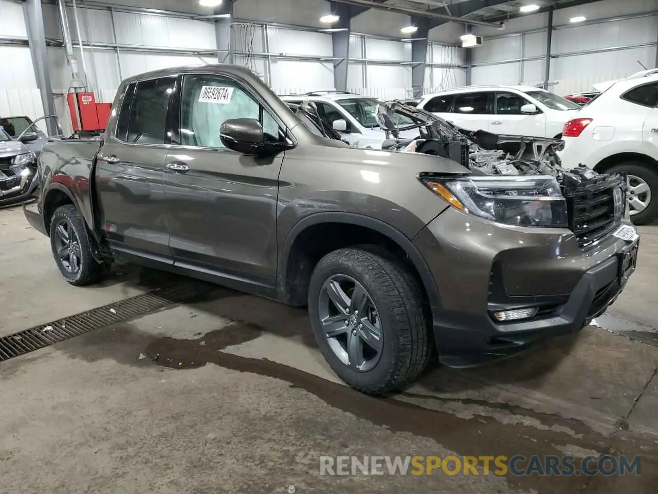 4 Photograph of a damaged car 5FPYK3F78PB021247 HONDA RIDGELINE 2023