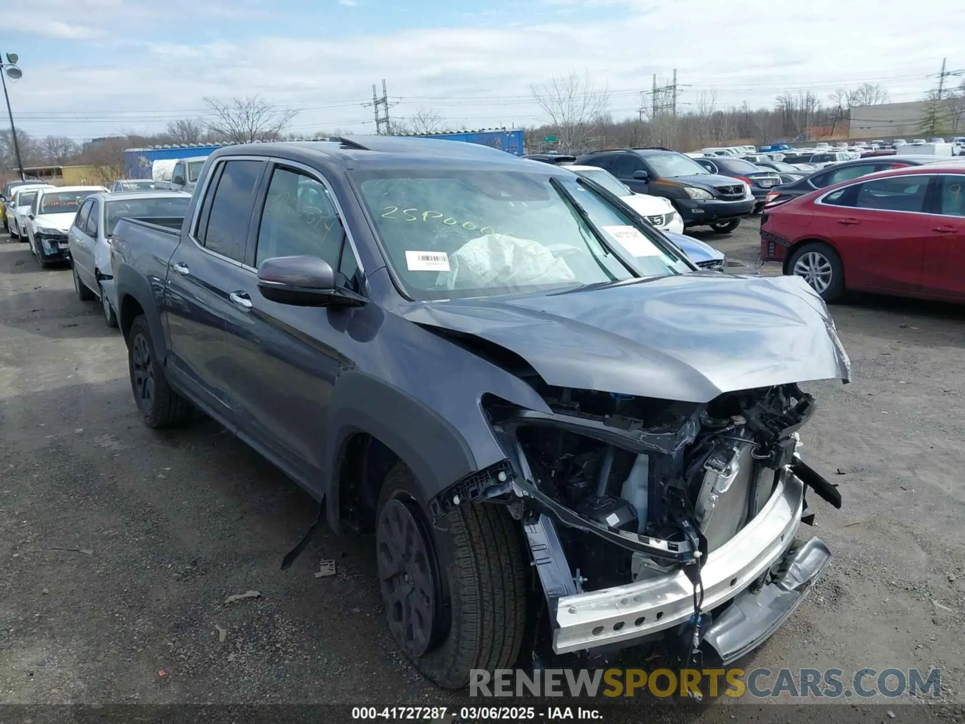 1 Photograph of a damaged car 5FPYK3F78PB064633 HONDA RIDGELINE 2023