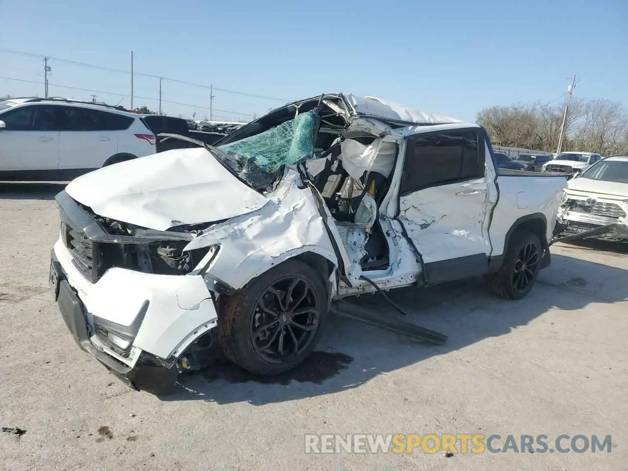1 Photograph of a damaged car 5FPYK3F81PB034639 HONDA RIDGELINE 2023