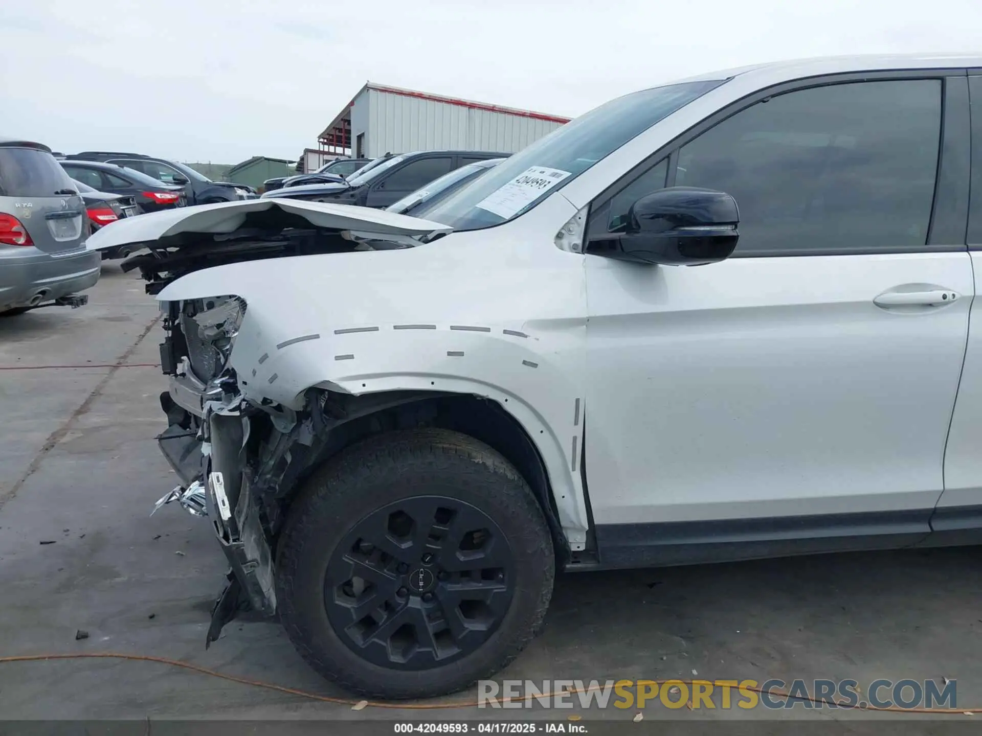 17 Photograph of a damaged car 5FPYK3F84PB011792 HONDA RIDGELINE 2023