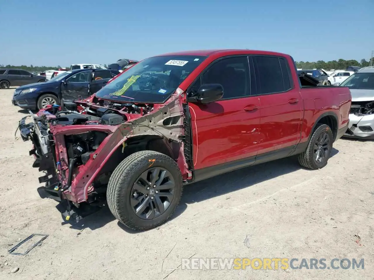 1 Photograph of a damaged car 5FPYK3F16RB013811 HONDA RIDGELINE 2024