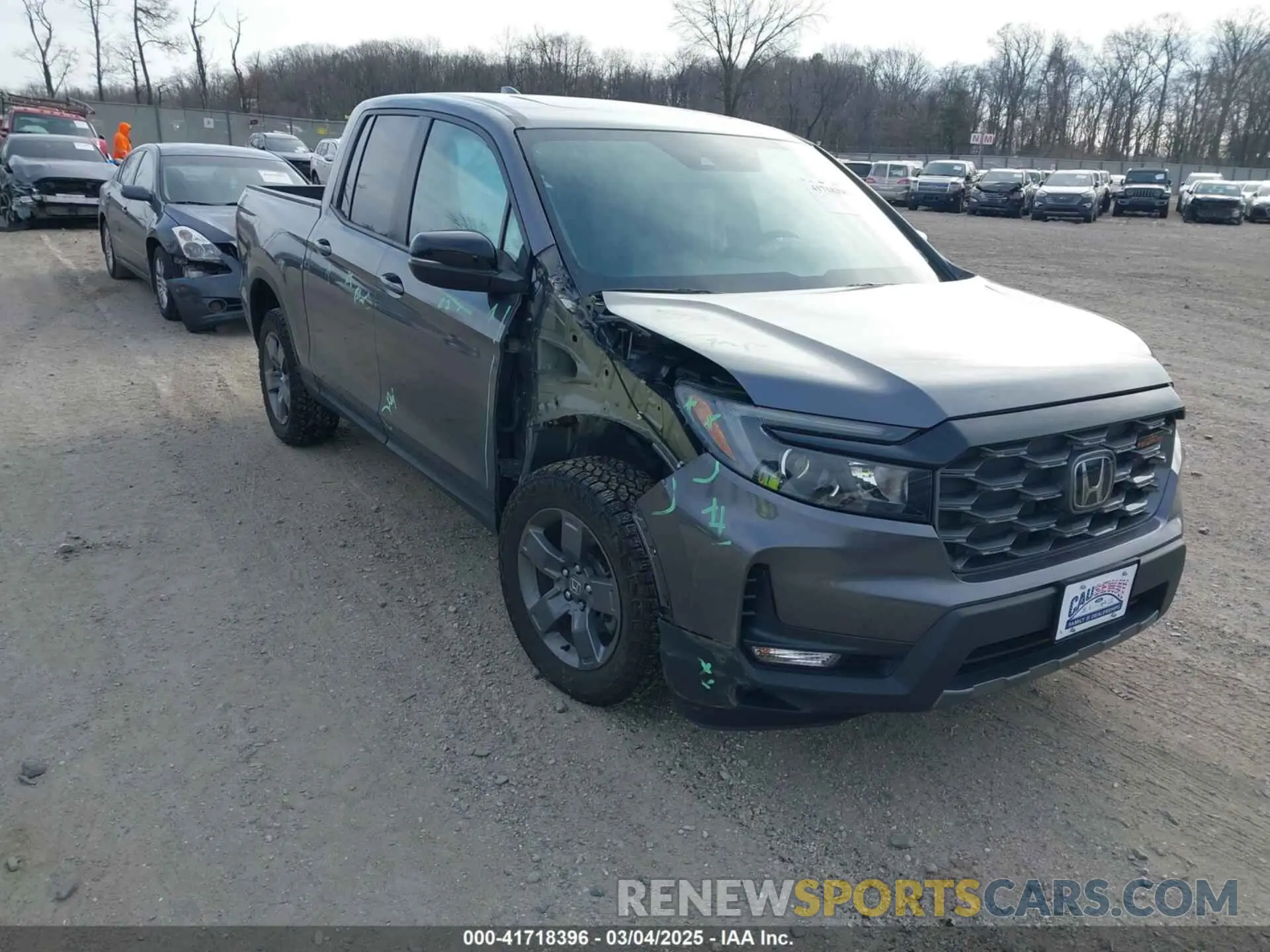1 Photograph of a damaged car 5FPYK3F62RB021674 HONDA RIDGELINE 2024