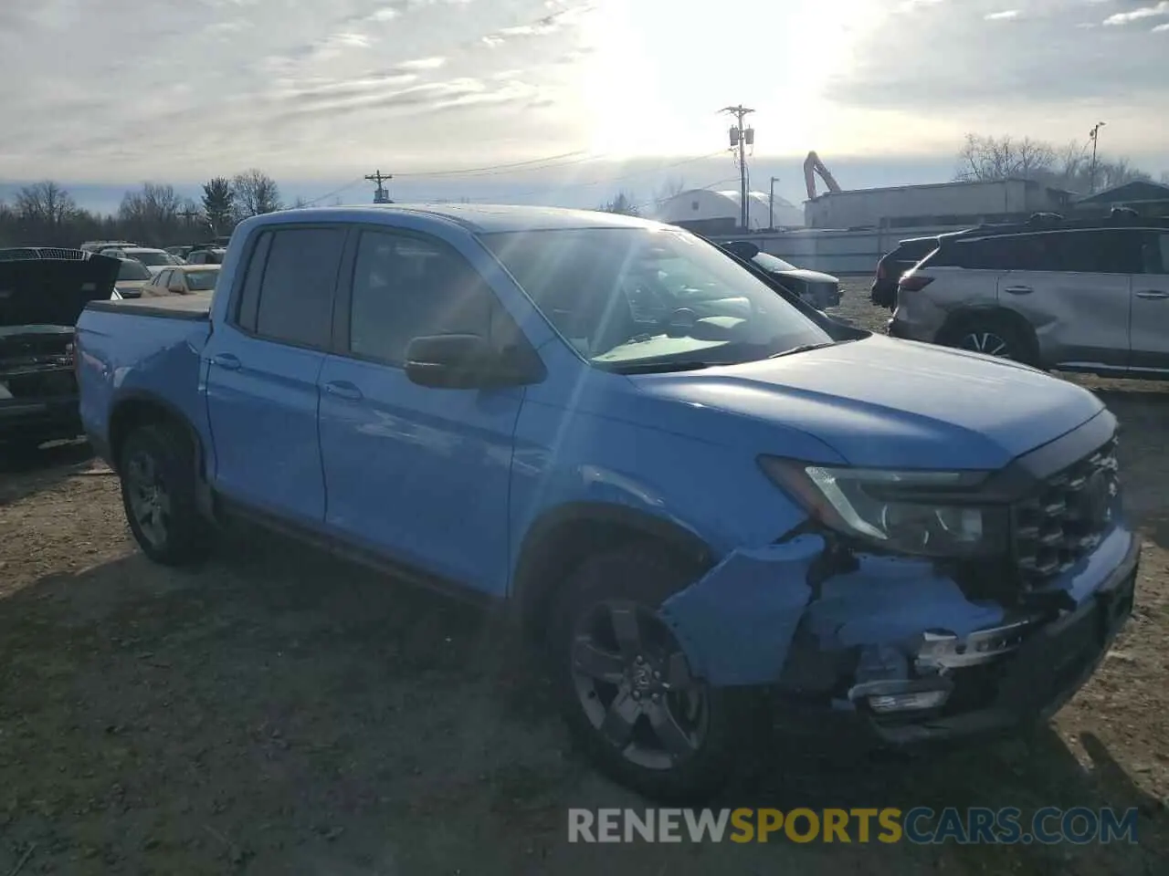 4 Photograph of a damaged car 5FPYK3F65RB026772 HONDA RIDGELINE 2024