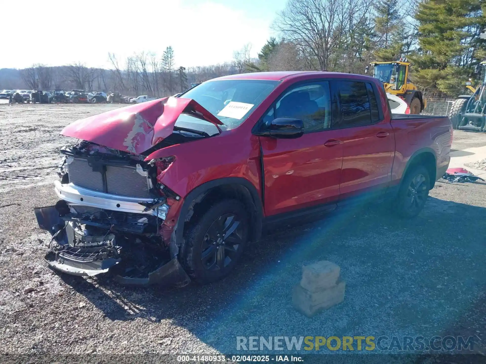 2 Photograph of a damaged car 5FPYK3F13SB007230 HONDA RIDGELINE 2025