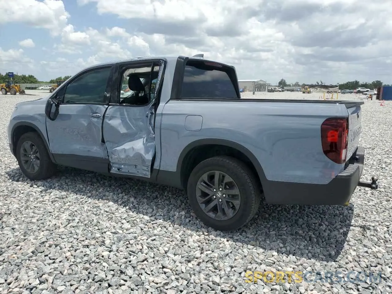 2 Photograph of a damaged car 5FPYK3F16SB000658 HONDA RIDGELINE 2025
