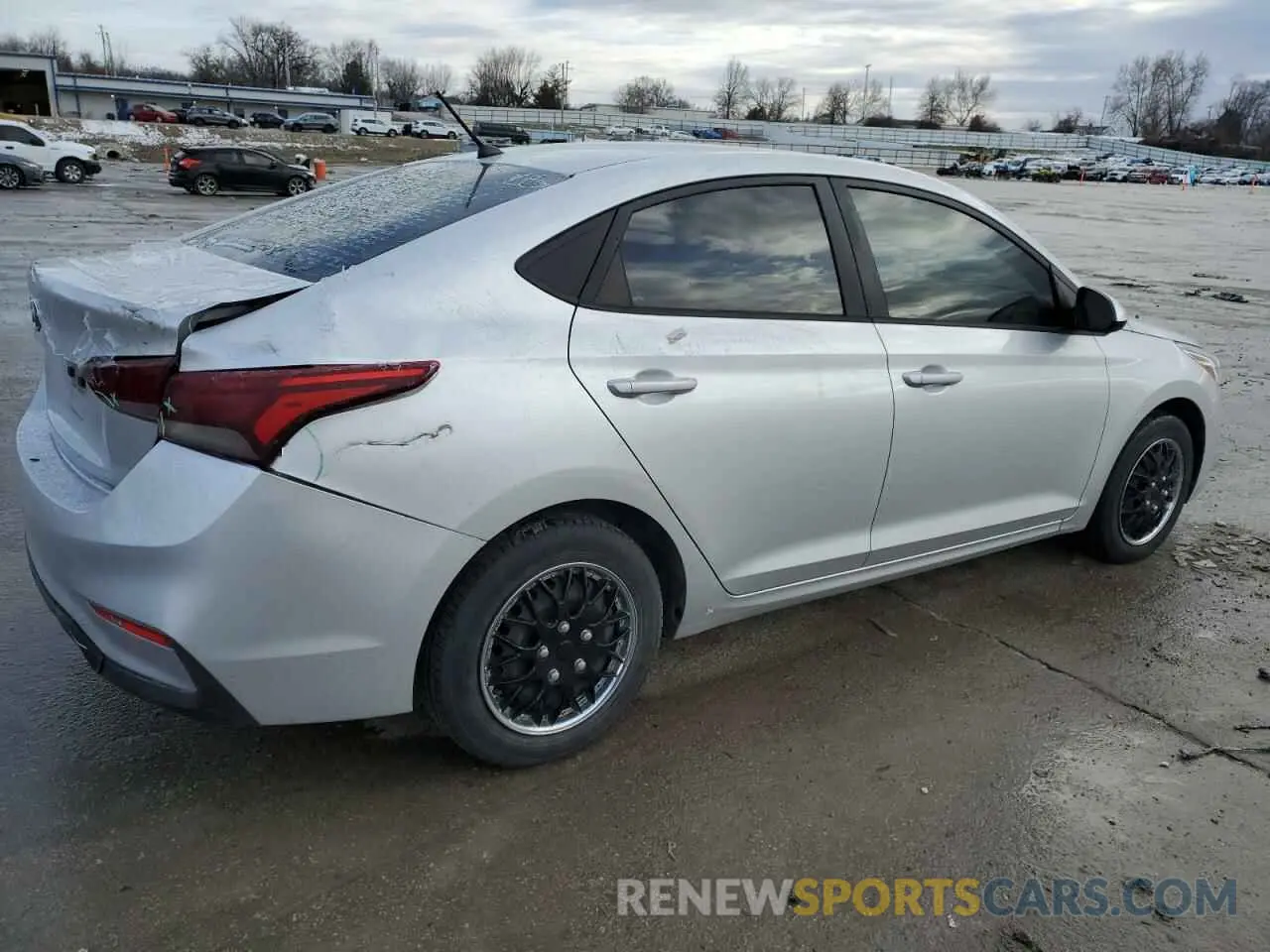3 Photograph of a damaged car 3KPC24A30KE042444 HYUNDAI ACCENT 2019