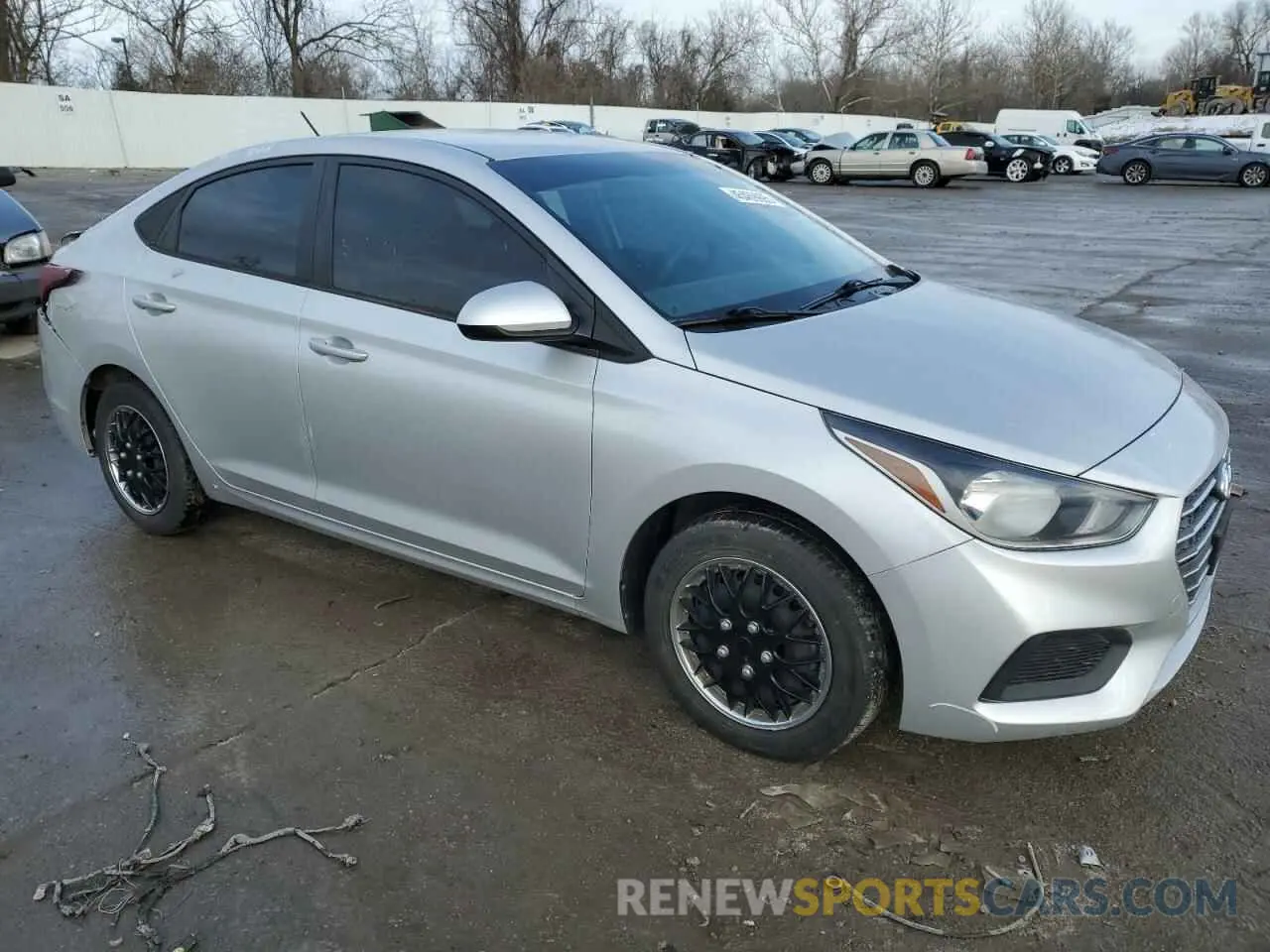 4 Photograph of a damaged car 3KPC24A30KE042444 HYUNDAI ACCENT 2019