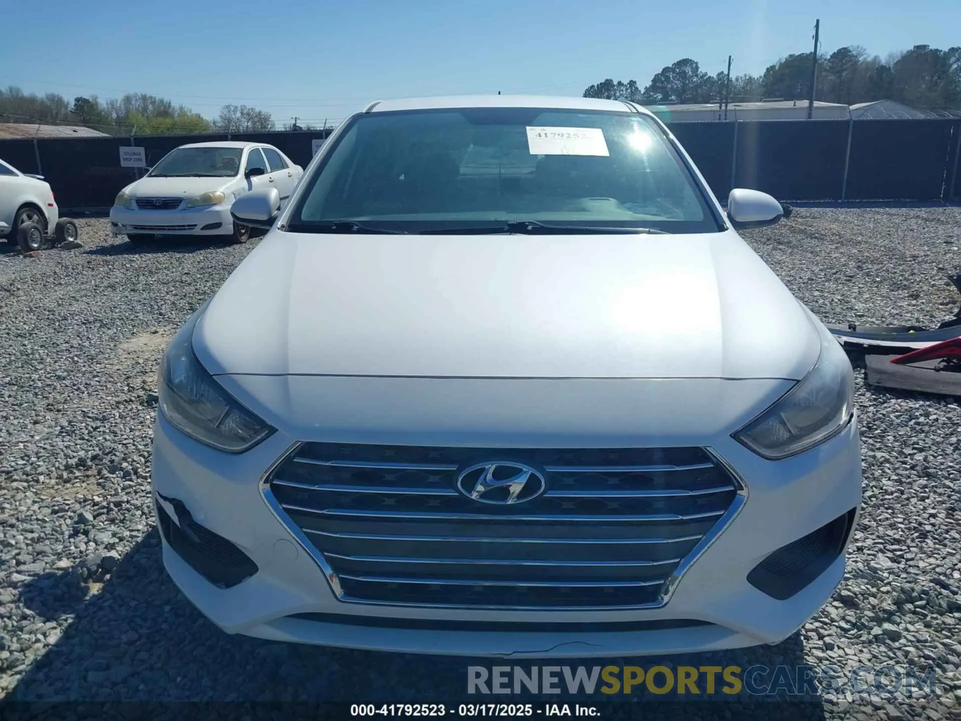 13 Photograph of a damaged car 3KPC24A30KE049717 HYUNDAI ACCENT 2019