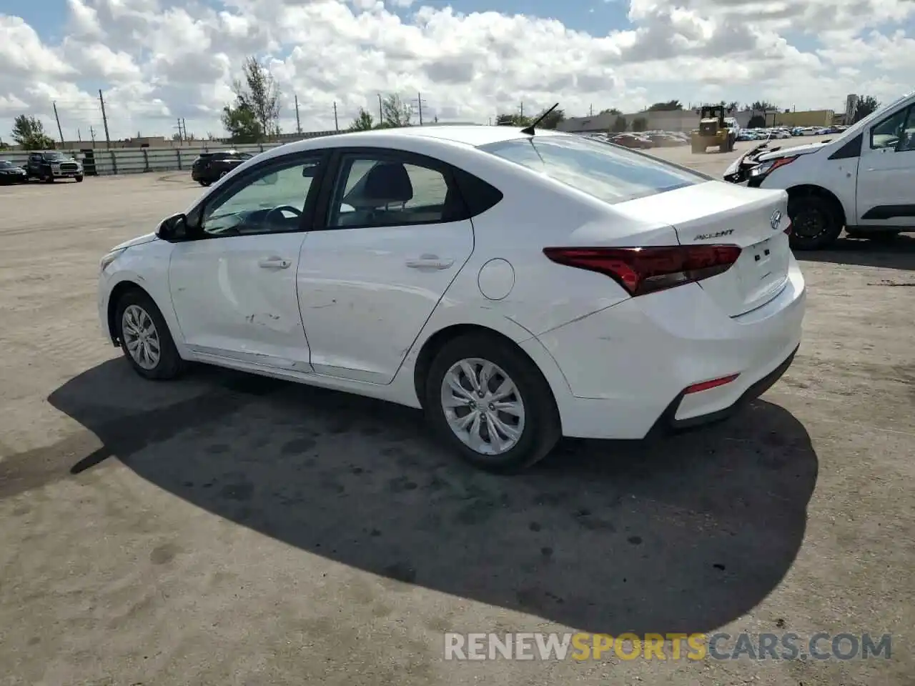 2 Photograph of a damaged car 3KPC24A30KE051919 HYUNDAI ACCENT 2019