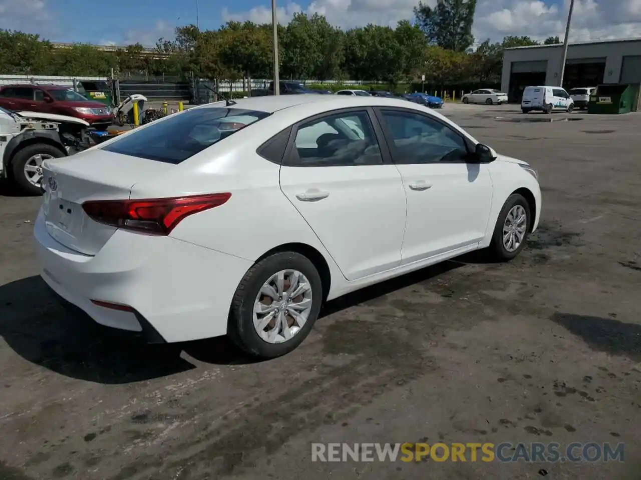 3 Photograph of a damaged car 3KPC24A30KE051919 HYUNDAI ACCENT 2019