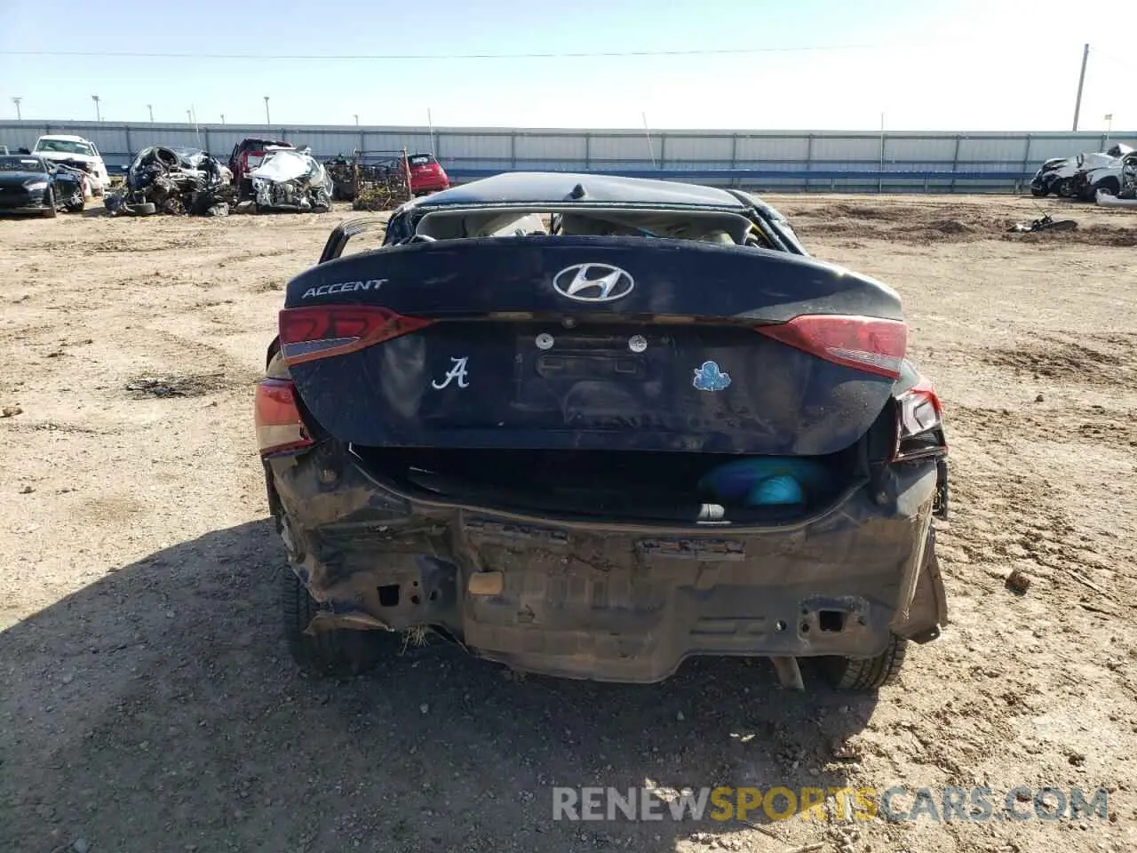 6 Photograph of a damaged car 3KPC24A30KE062953 HYUNDAI ACCENT 2019