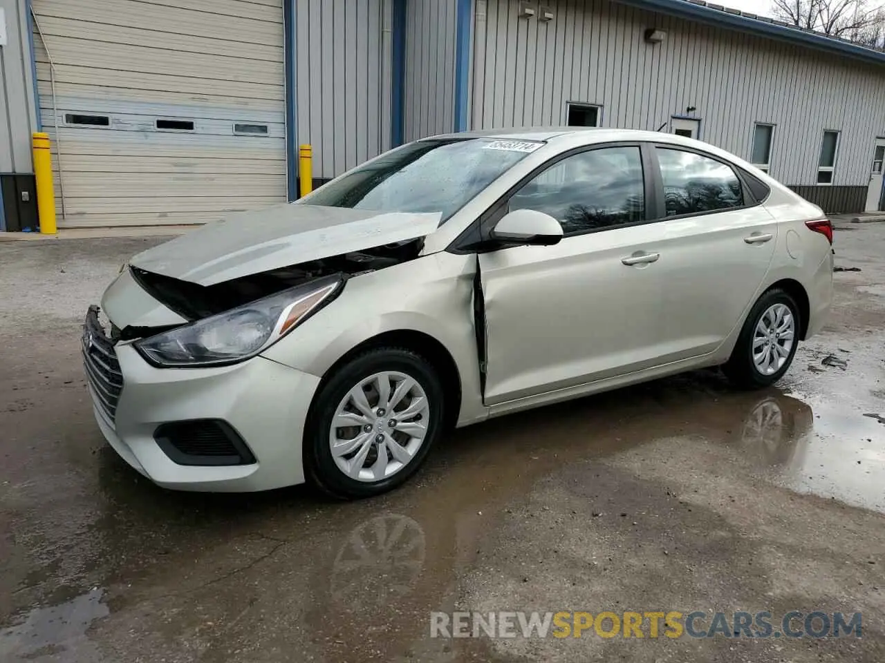 1 Photograph of a damaged car 3KPC24A30KE066162 HYUNDAI ACCENT 2019