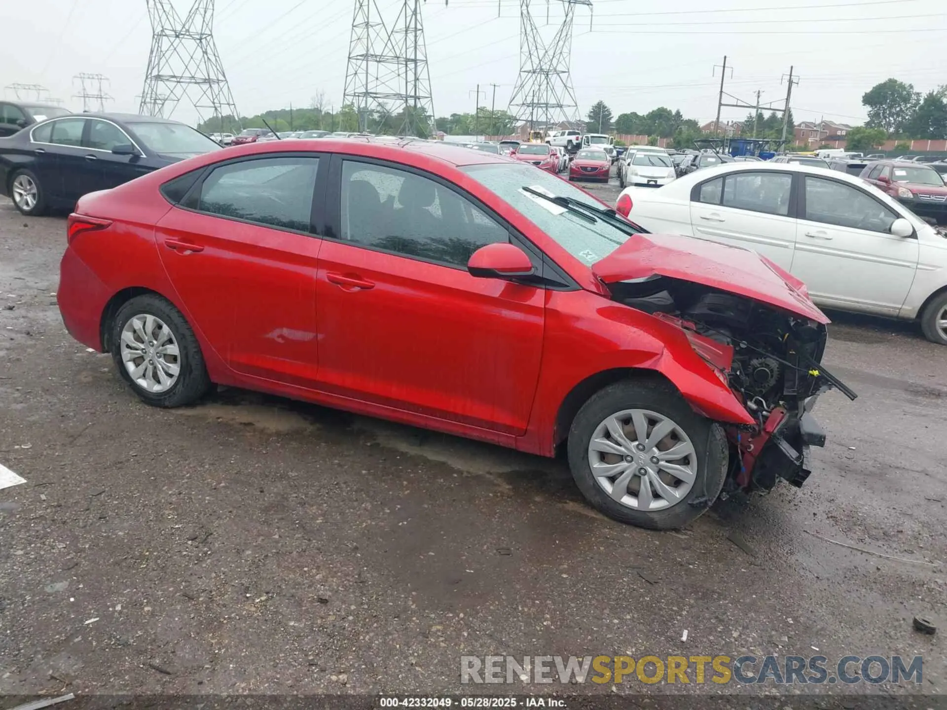 1 Photograph of a damaged car 3KPC24A30KE066839 HYUNDAI ACCENT 2019
