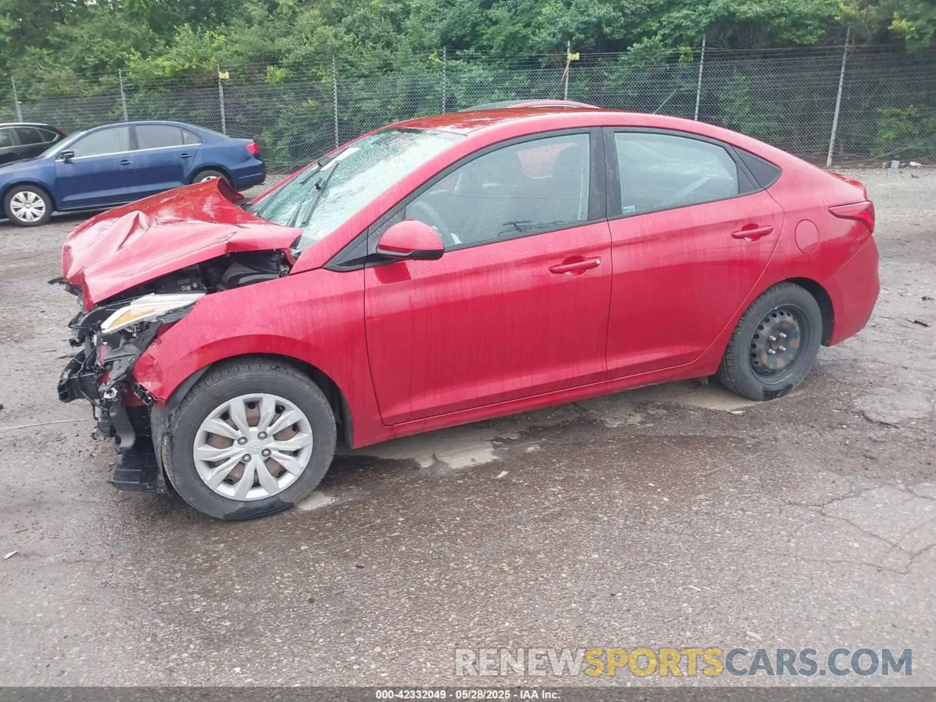 2 Photograph of a damaged car 3KPC24A30KE066839 HYUNDAI ACCENT 2019