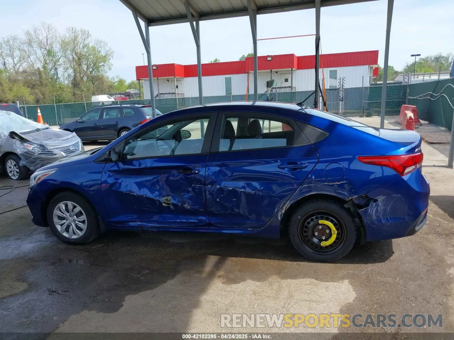 14 Photograph of a damaged car 3KPC24A30KE070857 HYUNDAI ACCENT 2019