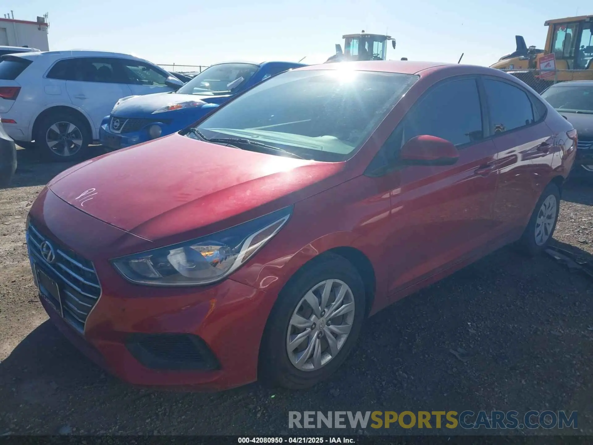 2 Photograph of a damaged car 3KPC24A30KE073130 HYUNDAI ACCENT 2019