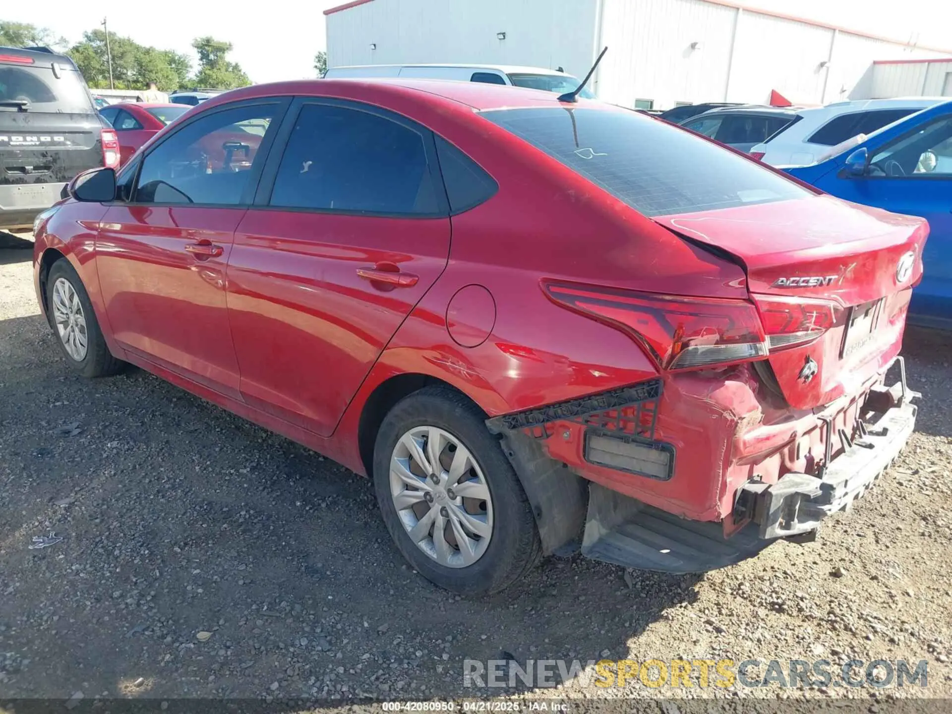 3 Photograph of a damaged car 3KPC24A30KE073130 HYUNDAI ACCENT 2019