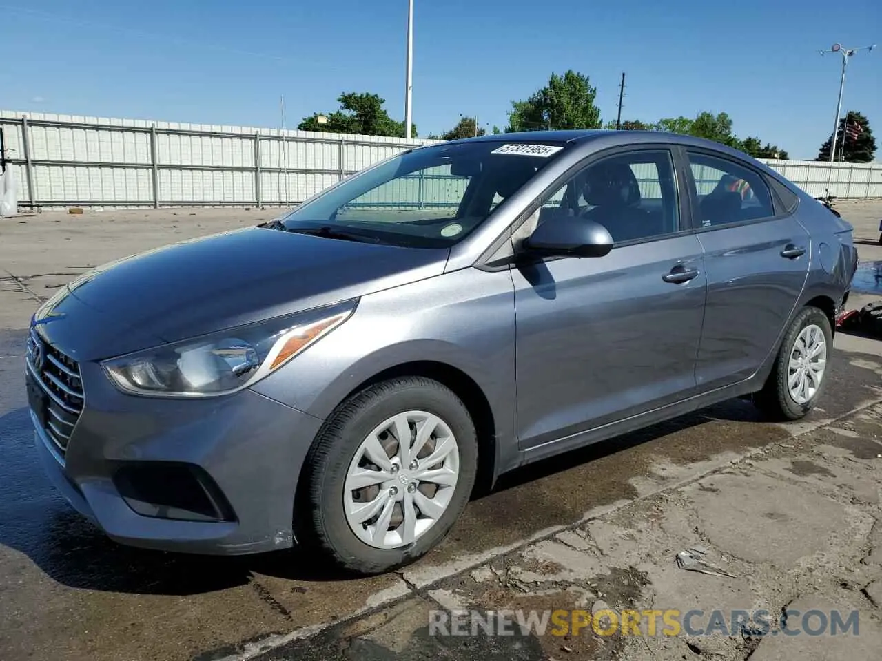 1 Photograph of a damaged car 3KPC24A30KE080112 HYUNDAI ACCENT 2019