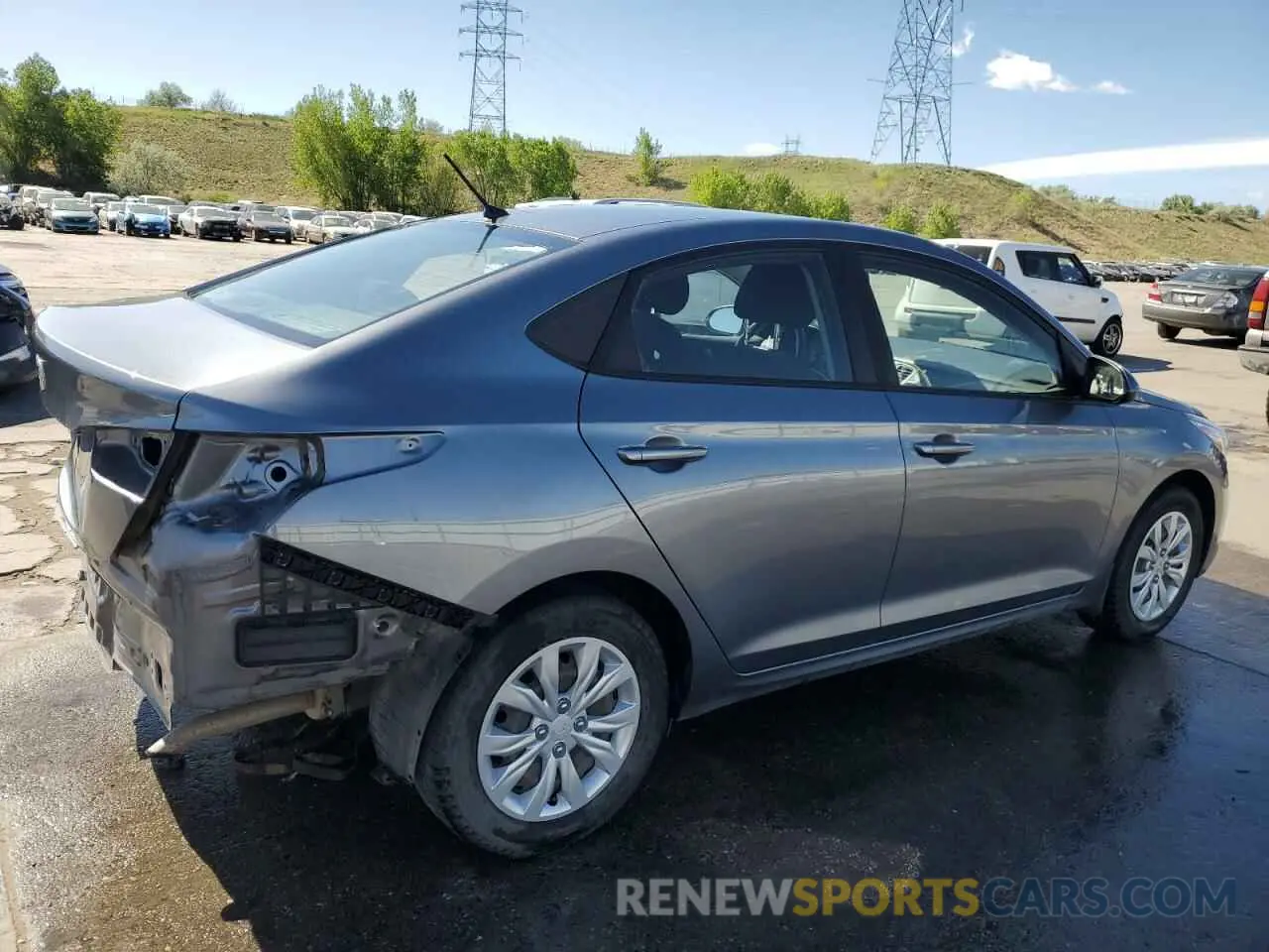 3 Photograph of a damaged car 3KPC24A30KE080112 HYUNDAI ACCENT 2019