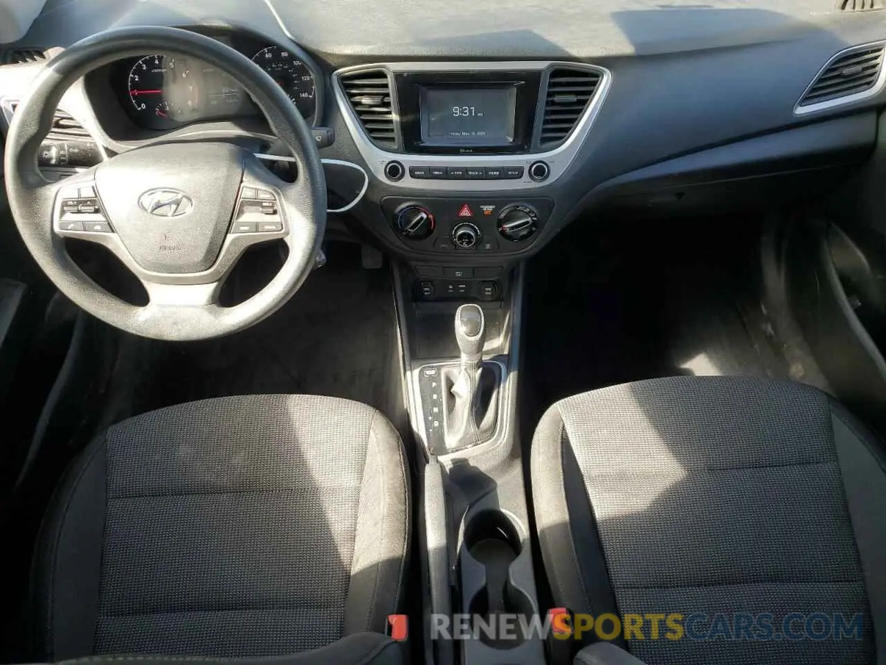 8 Photograph of a damaged car 3KPC24A30KE080112 HYUNDAI ACCENT 2019