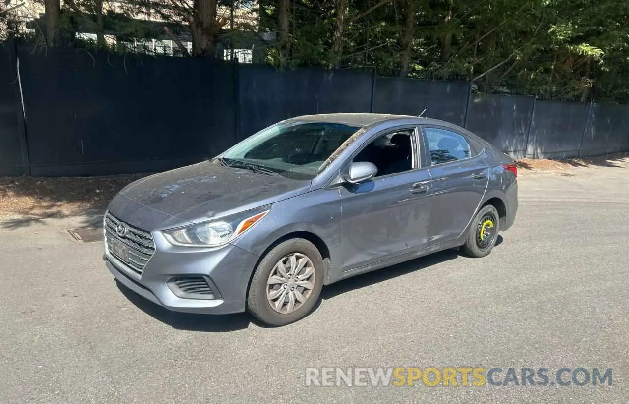 2 Photograph of a damaged car 3KPC24A30KE087559 HYUNDAI ACCENT 2019