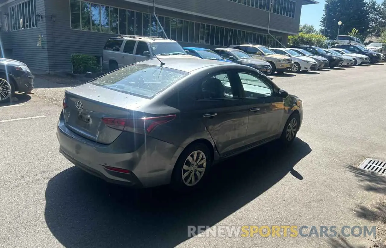 4 Photograph of a damaged car 3KPC24A30KE087559 HYUNDAI ACCENT 2019