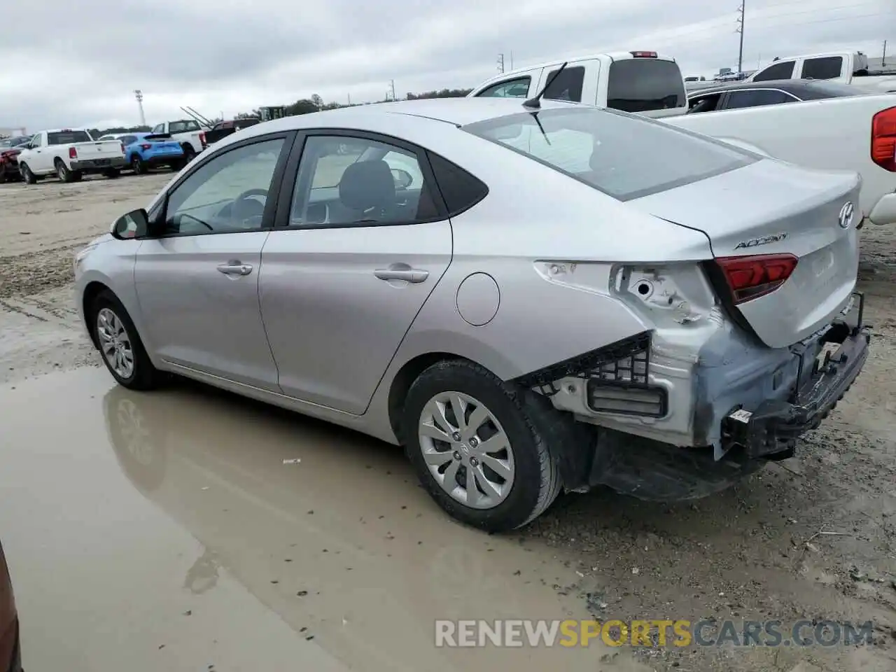 2 Photograph of a damaged car 3KPC24A30KE087979 HYUNDAI ACCENT 2019