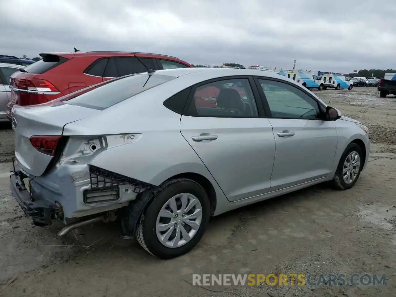 3 Photograph of a damaged car 3KPC24A30KE087979 HYUNDAI ACCENT 2019