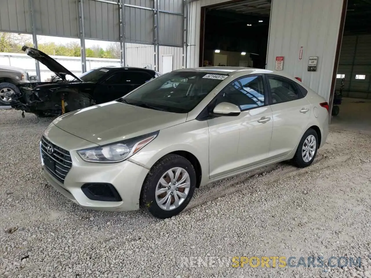 1 Photograph of a damaged car 3KPC24A31KE050763 HYUNDAI ACCENT 2019