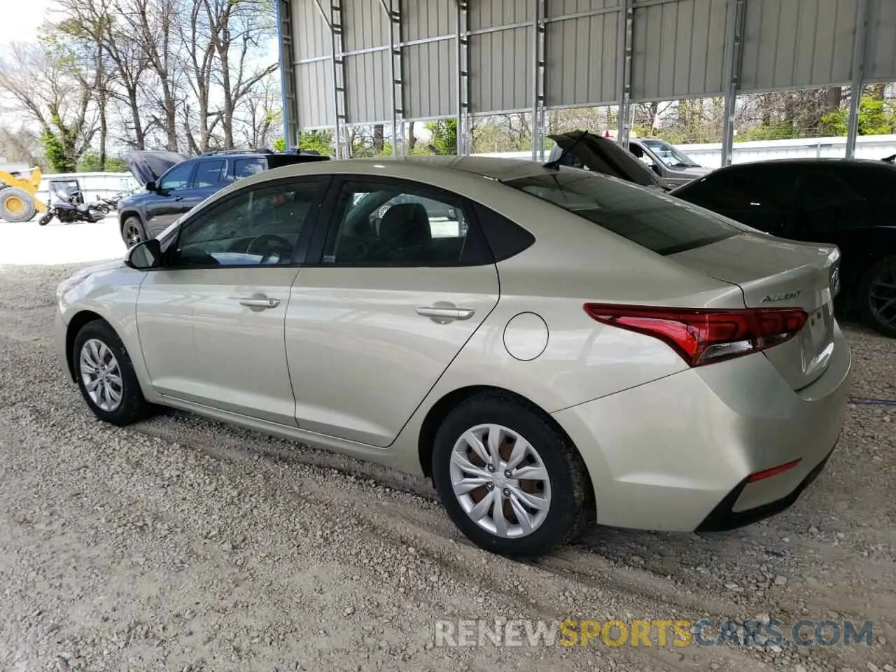 2 Photograph of a damaged car 3KPC24A31KE050763 HYUNDAI ACCENT 2019