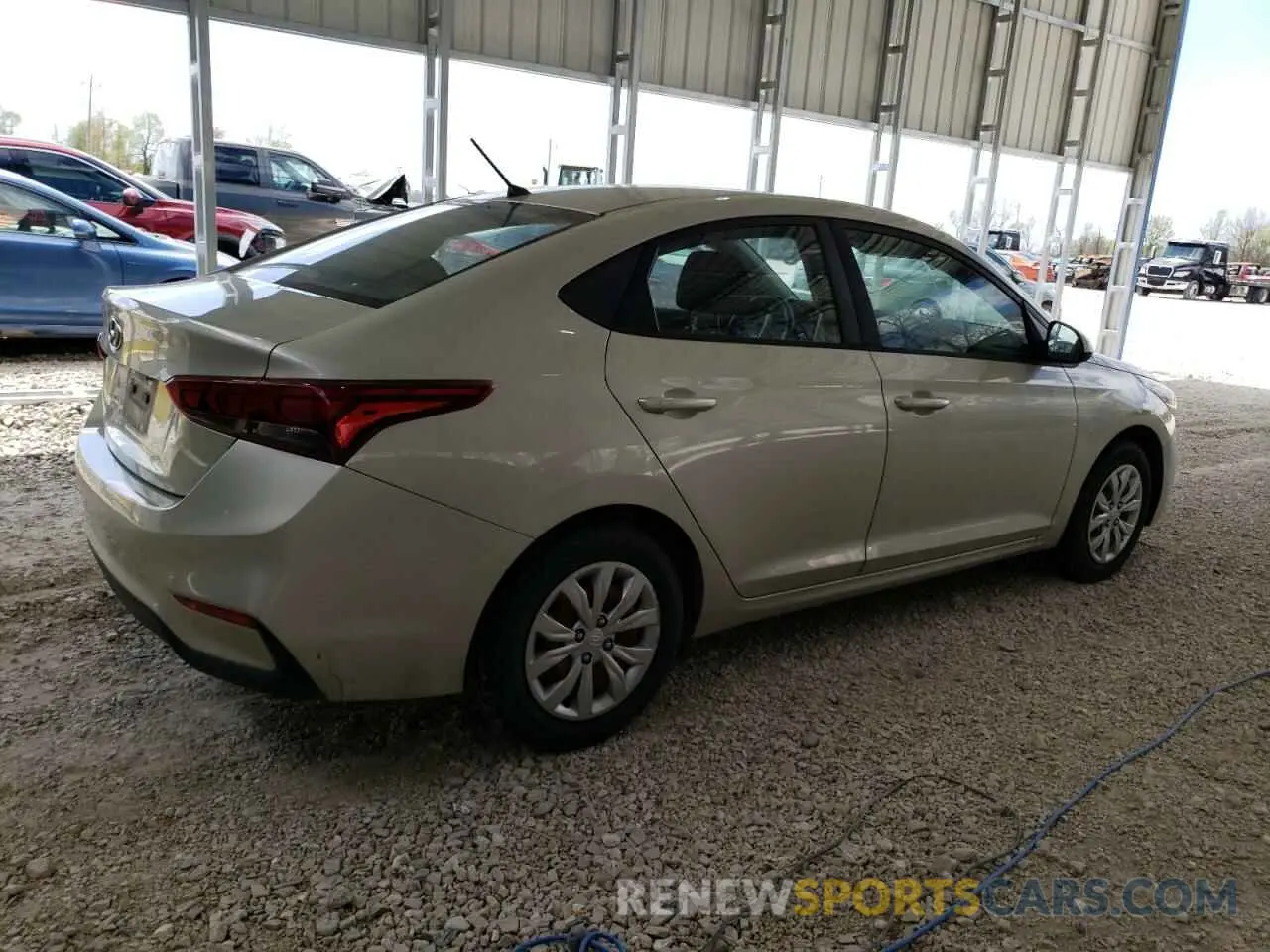 3 Photograph of a damaged car 3KPC24A31KE050763 HYUNDAI ACCENT 2019