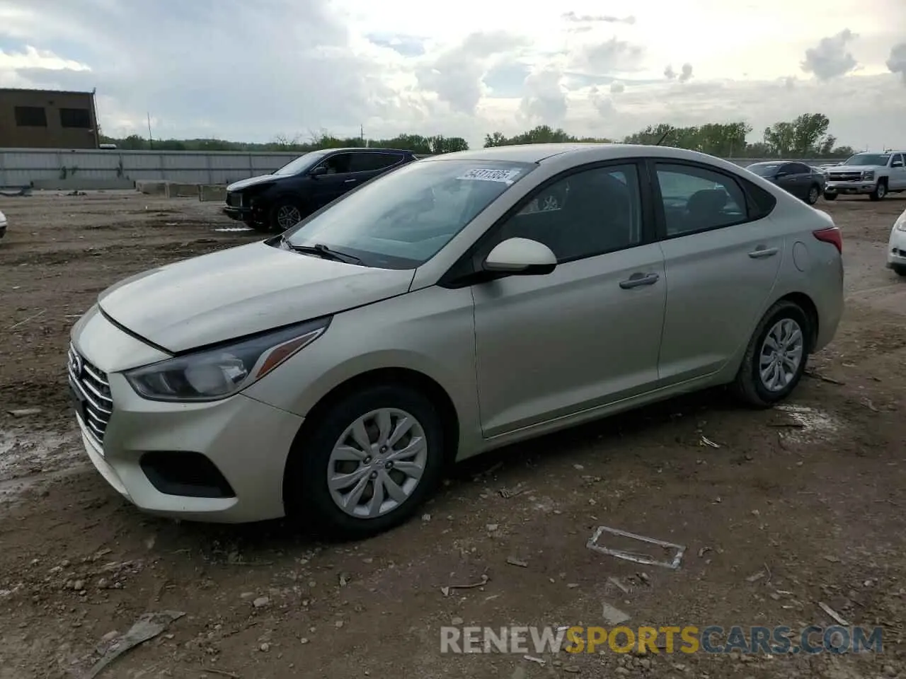 1 Photograph of a damaged car 3KPC24A31KE062119 HYUNDAI ACCENT 2019