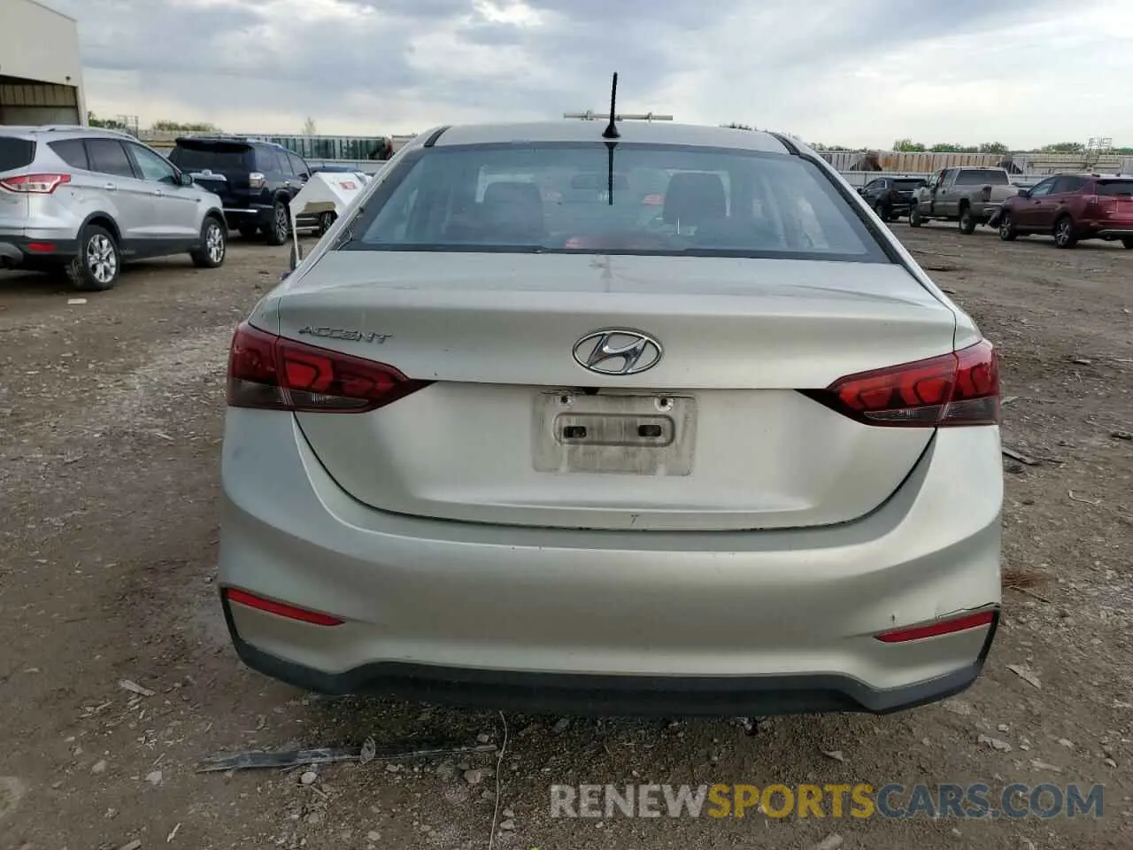 6 Photograph of a damaged car 3KPC24A31KE062119 HYUNDAI ACCENT 2019