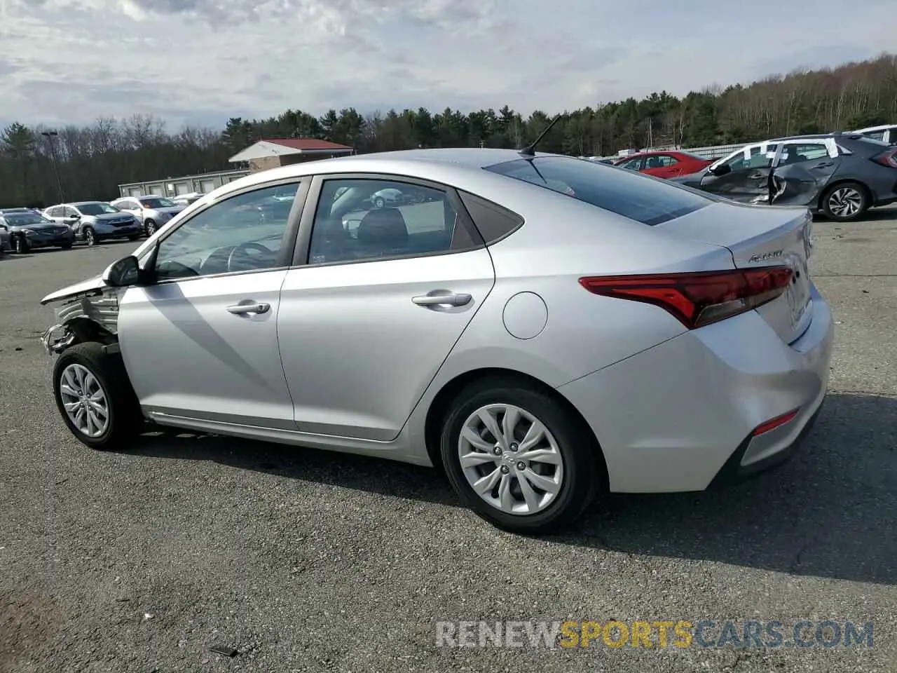 2 Photograph of a damaged car 3KPC24A31KE065151 HYUNDAI ACCENT 2019