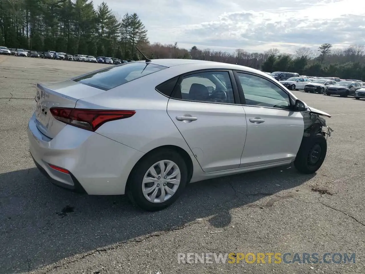 3 Photograph of a damaged car 3KPC24A31KE065151 HYUNDAI ACCENT 2019