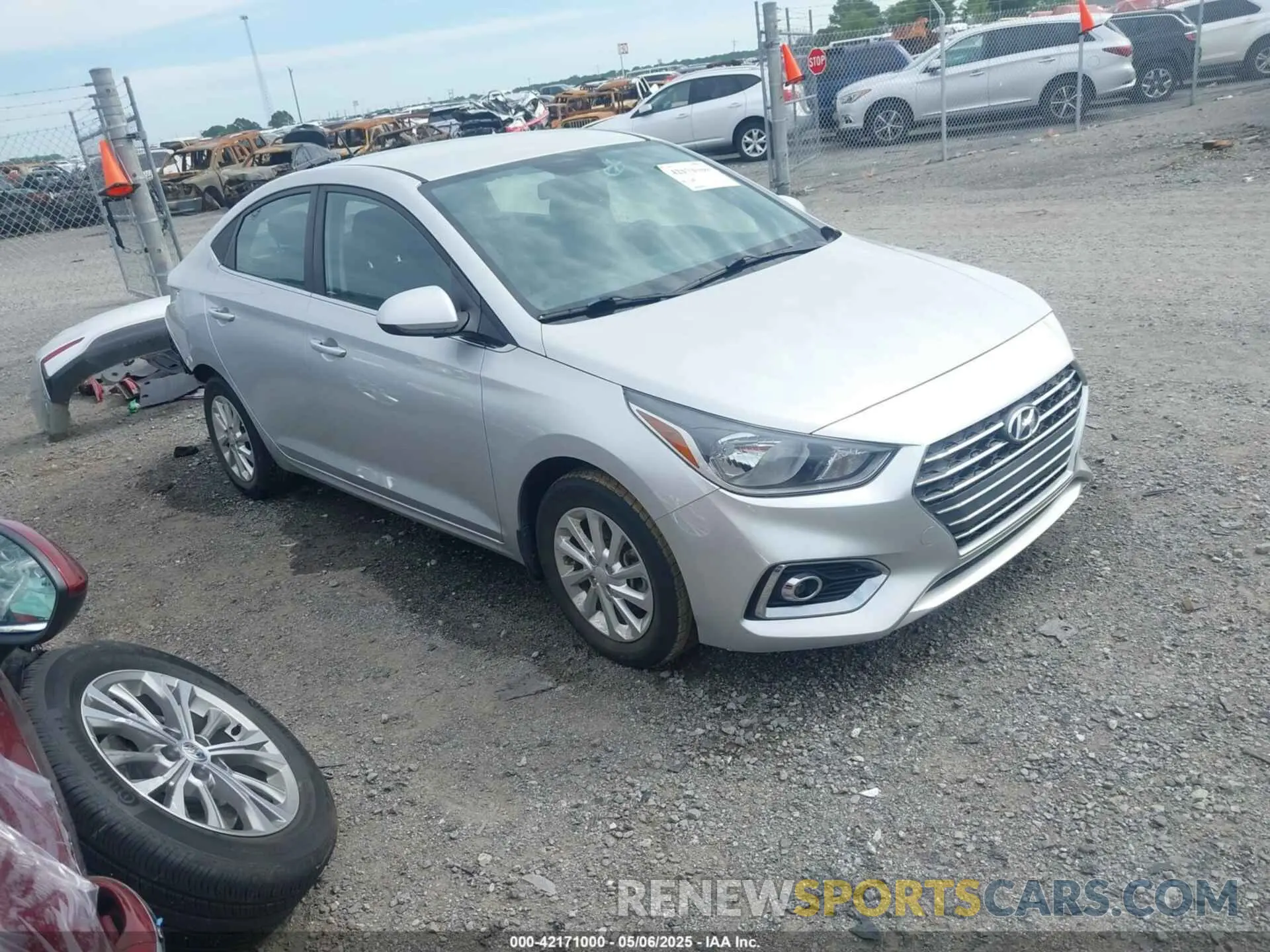 1 Photograph of a damaged car 3KPC24A31KE069202 HYUNDAI ACCENT 2019