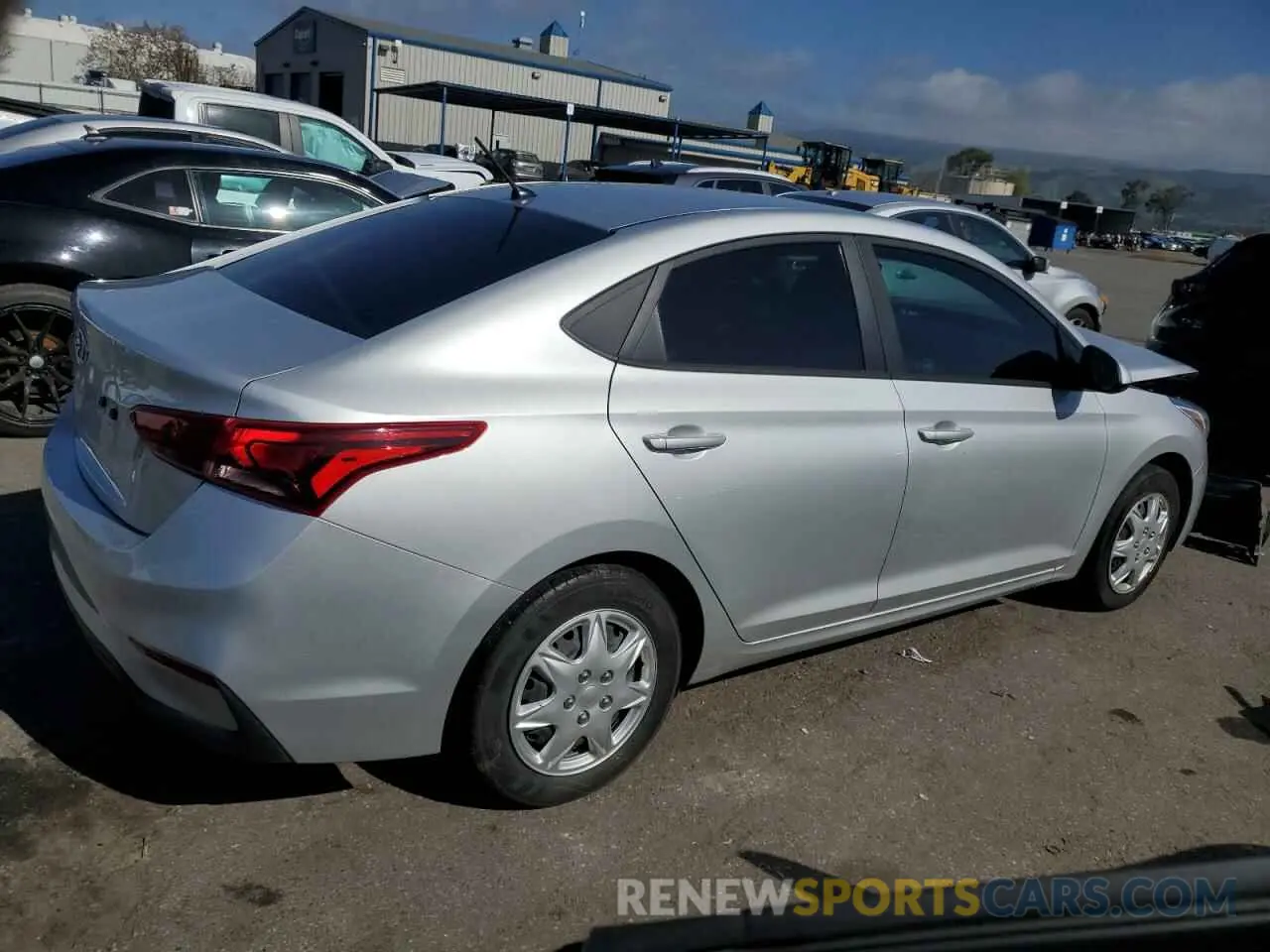 3 Photograph of a damaged car 3KPC24A31KE084816 HYUNDAI ACCENT 2019