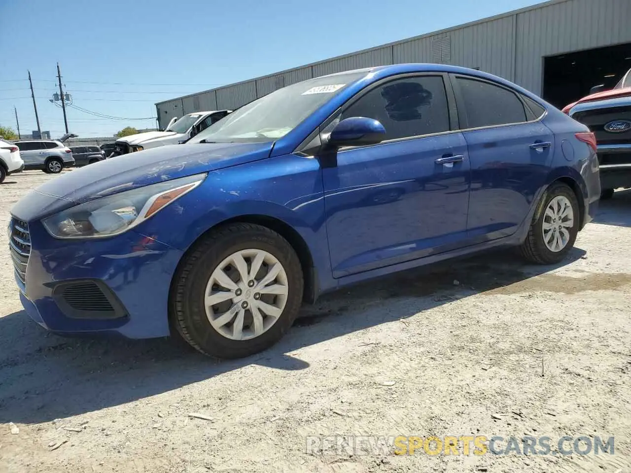 1 Photograph of a damaged car 3KPC24A32KE061965 HYUNDAI ACCENT 2019